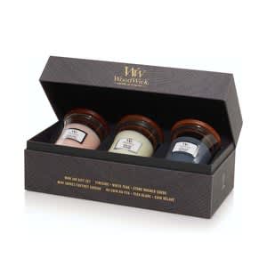 Woodwick Luxe Giftset 3 Small Candles
