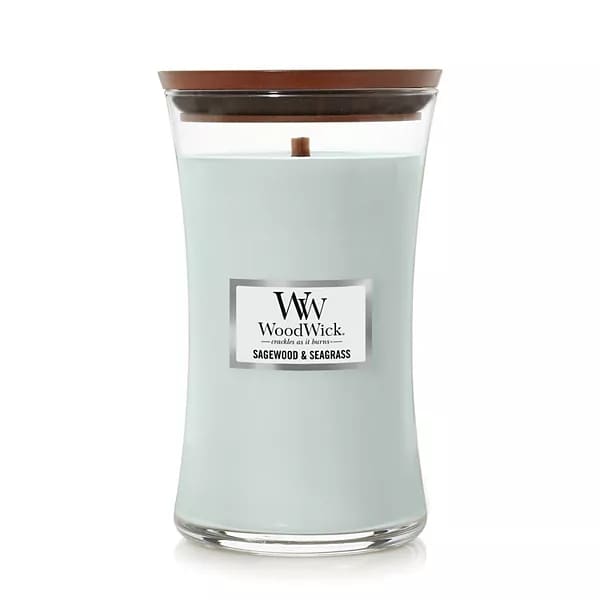 Woodwick Sagewood & Seagrass Large